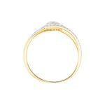 Bague Boucle D'or Or Jaune Oxyde De Zirconium - Bagues avec pierre Femme | Marc Orian