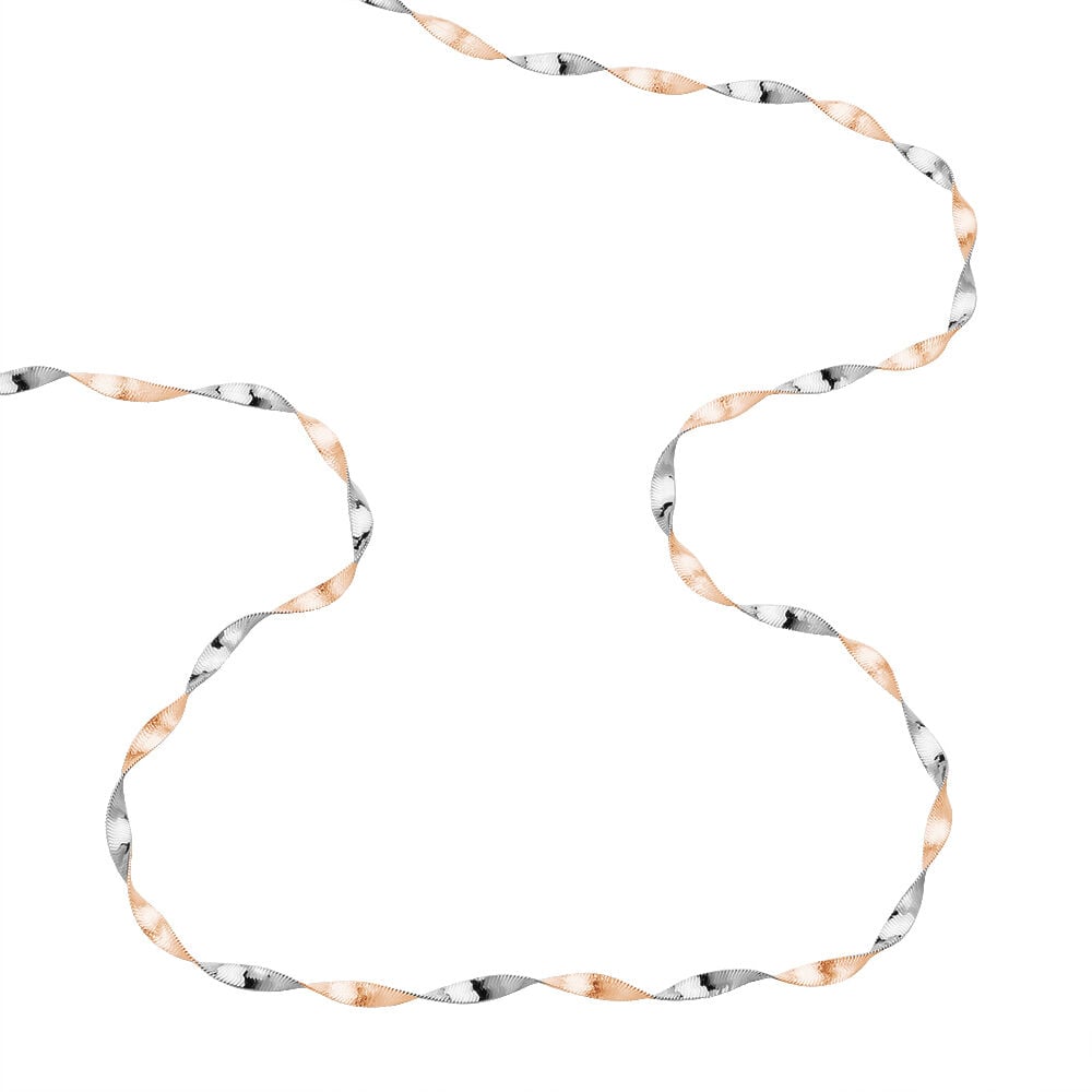 Collier Izar Torsadee Or Bicolore - Chaines Femme | Marc Orian
