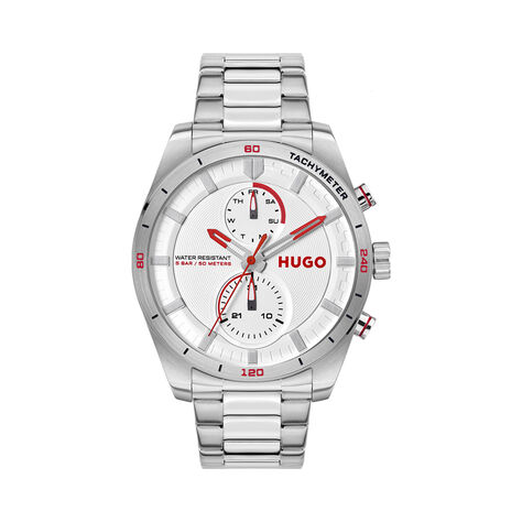 Montre Hugo Fast Blanc - Montres &eacute;tanches Homme | Marc Orian