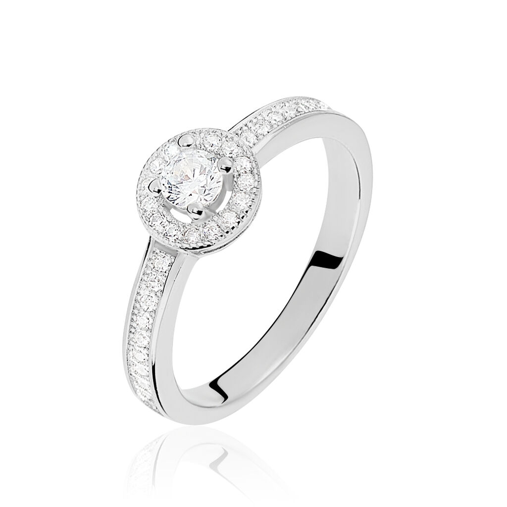 Bague Mélissande Argent Blanc Oxyde De Zirconium - Bagues avec pierre Femme | Marc Orian