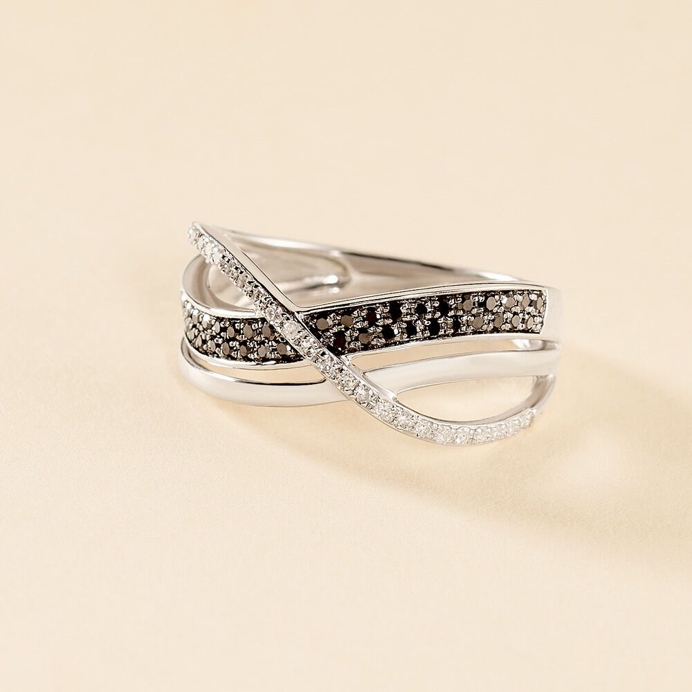 Bague Emilie Or Blanc Diamant - Bagues pierres pr&eacute;cieuses Femme | Marc Orian