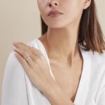 Alliance Grain De Folie Diamantee Ruban Plat Or Bicolore - Alliances duo Unisex | Marc Orian