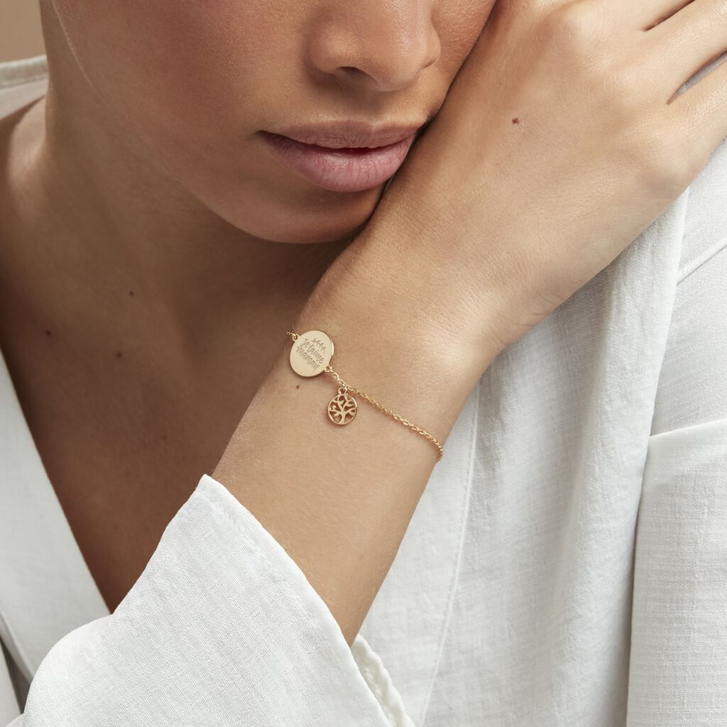 Bracelet Saniyya Plaqué Or Jaune - Bracelets chaînes Femme | Marc Orian
