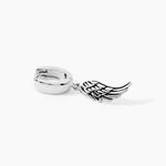 Cr&eacute;ole Unitaire Argent Blanc Elias - Piercings d'oreilles Homme | Marc Orian