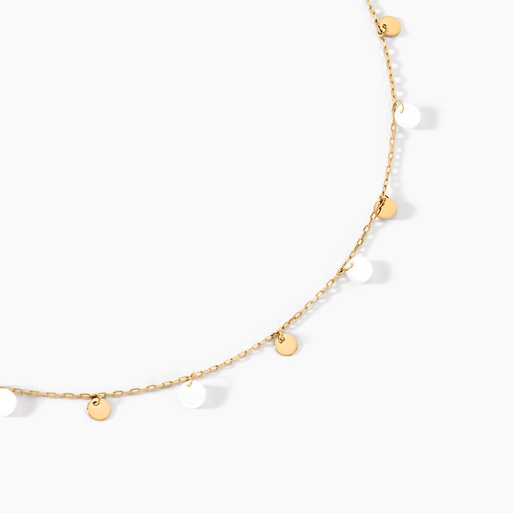 Collier Epurea Or Jaune Nacre - Colliers avec pierres Femme | Marc Orian