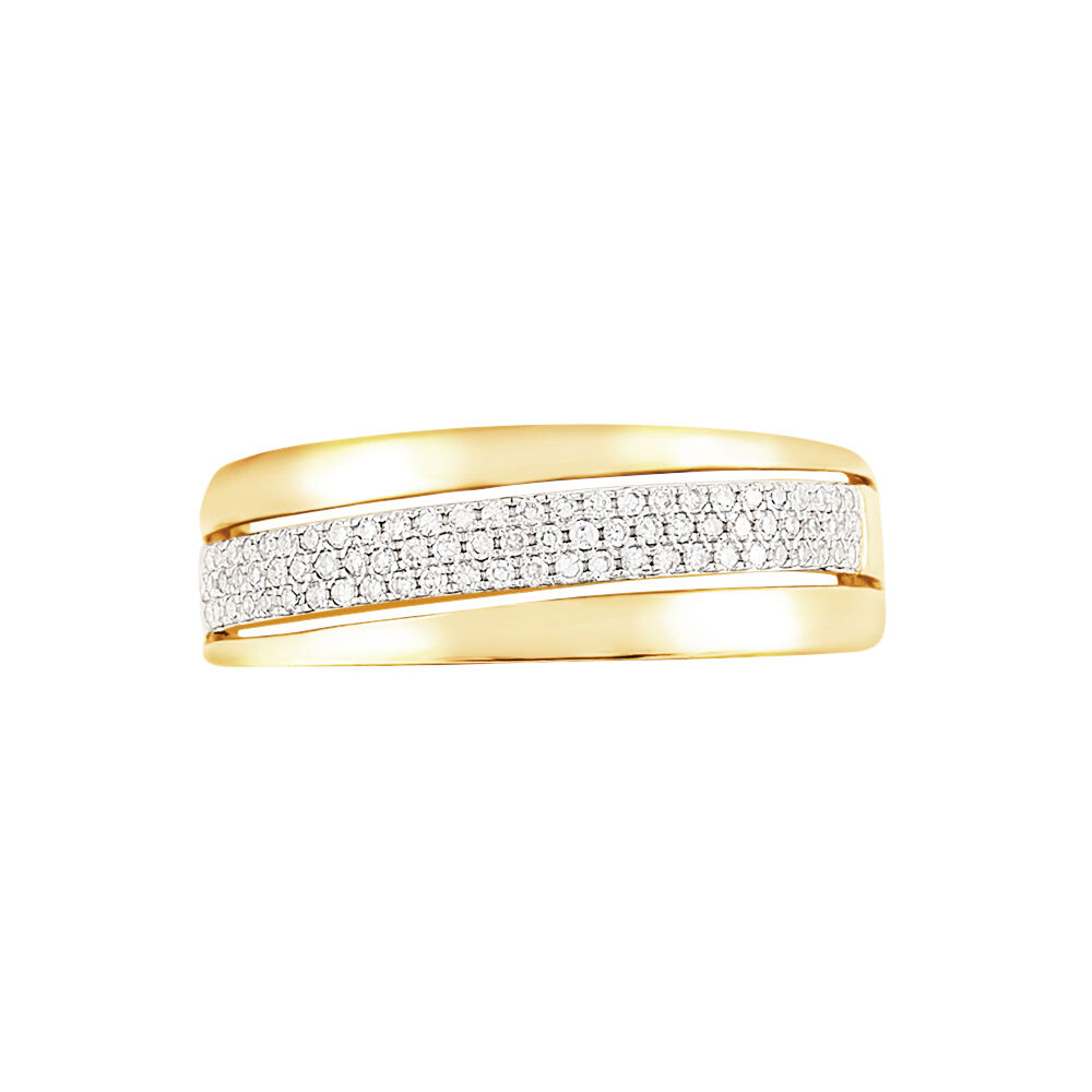 Bague Tima Or Jaune Diamant - Bagues pierres précieuses Femme | Marc Orian