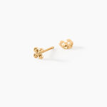 Boucles D'Oreilles Puces Jannie Plaqu&eacute; Or Jaune - Puces Femme | Marc Orian