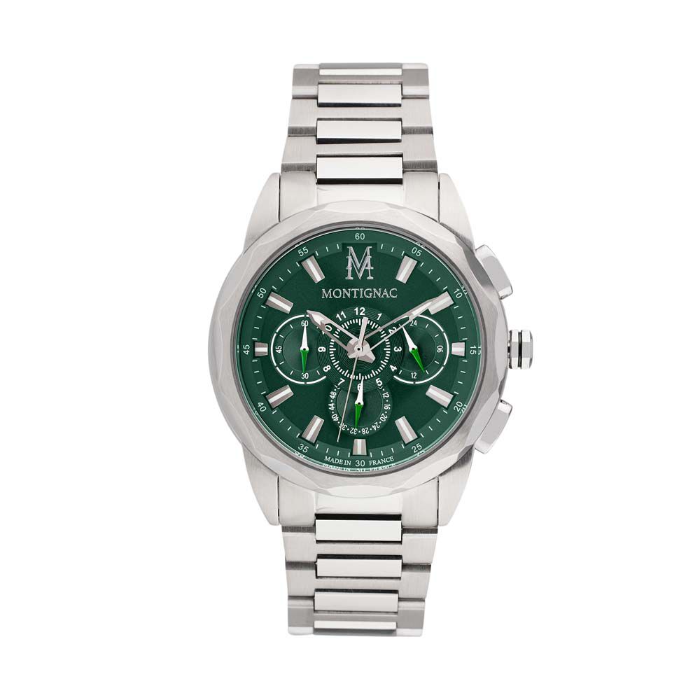 Montre Montignac Round Multifonction Vert - Montres étanches Homme | Marc Orian