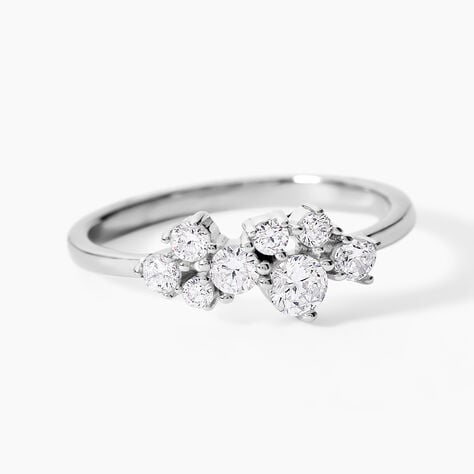 Bague Eden Argent Blanc Oxyde De Zirconium - Bijoux fantaisie Femme | Marc Orian