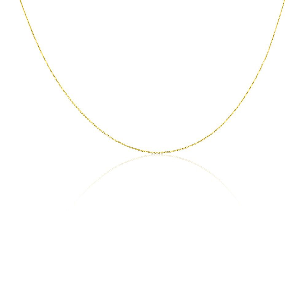 Cha&icirc;ne Igoa Maille For&ccedil;at Diamantee Or Jaune - Chaines Famille | Marc Orian