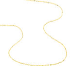 Cha&icirc;ne Igoa Maille For&ccedil;at Diamantee Or Jaune - Chaines Famille | Marc Orian