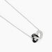 Collier Lineth Argent Blanc Céramique Oxyde De Zirconium - Colliers avec pierres Femme | Marc Orian