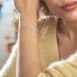 Bracelet Argent Blanc Raitha M - Bracelets fantaisie Femme | Marc Orian