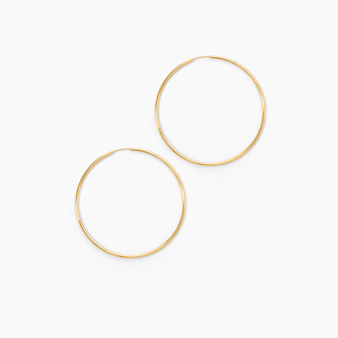 Cr&eacute;oles Dominae Flexible Or Jaune - Cr&eacute;oles Femme | Marc Orian