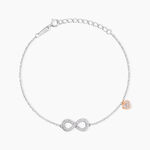 Bracelet Nella Argent Blanc Oxyde De Zirconium - Bracelets fantaisie Femme | Marc Orian