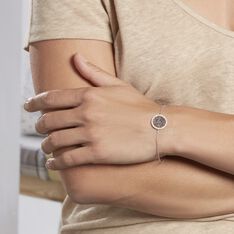 Bracelet Agnete Argent Blanc Oxyde De Zirconium - Bracelets chaînes Femme | Marc Orian
