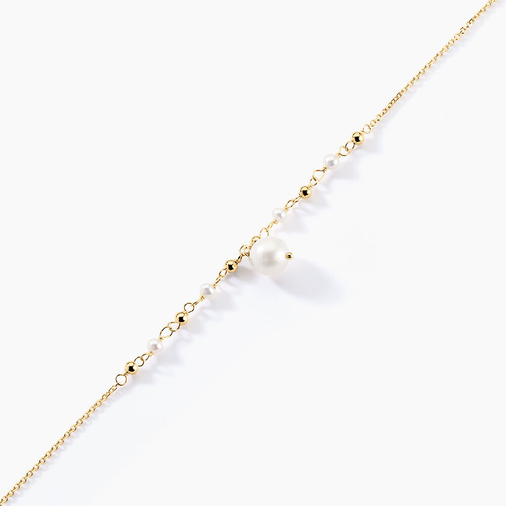 Bracelet Bindy Or Jaune Perle De Culture - Bracelets chaînes Femme | Marc Orian