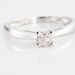 Bague Solitaire Artemis Or Blanc Diamant - Parures de mariage Femme | Marc Orian