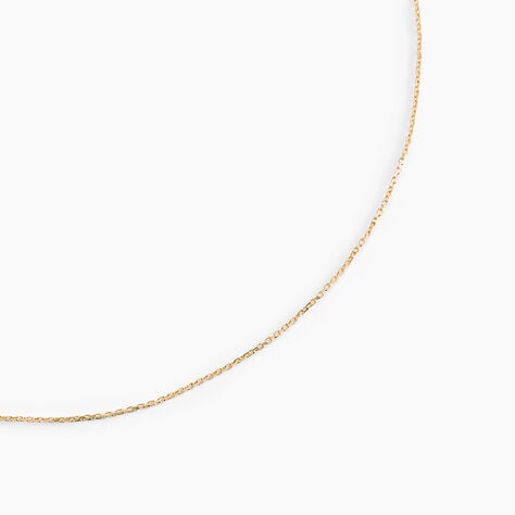 Chaîne Igoa Maille Forçat Diamantee Or Jaune - Chaines Enfant | Marc Orian