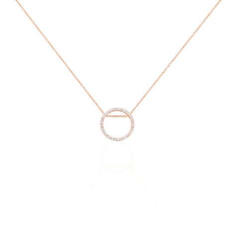 Collier Alysone Argent Rose Oxyde De Zirconium - Colliers avec pierres Femme | Marc Orian