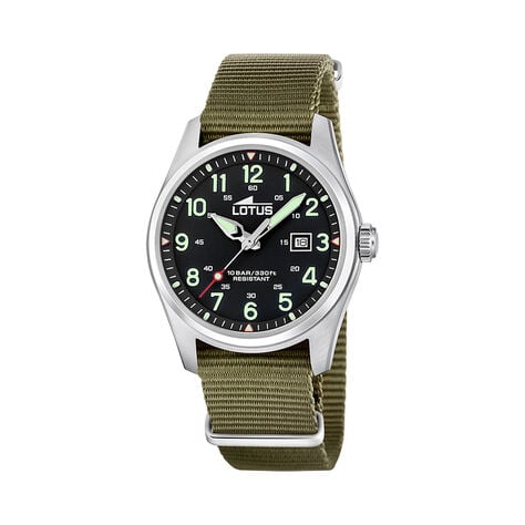 Montre Lotus Minimalist 42 Noir - Montres &eacute;tanches Homme | Marc Orian