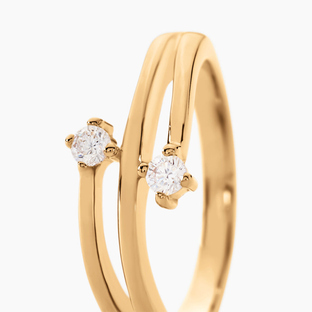 Bague Ana-lou Plaque Or Jaune Oxyde De Zirconium - Bijoux fantaisie Femme | Marc Orian