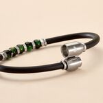 Bracelet Jourdan Caoutchouc Noir - Bracelets cha&icirc;nes Homme | Marc Orian