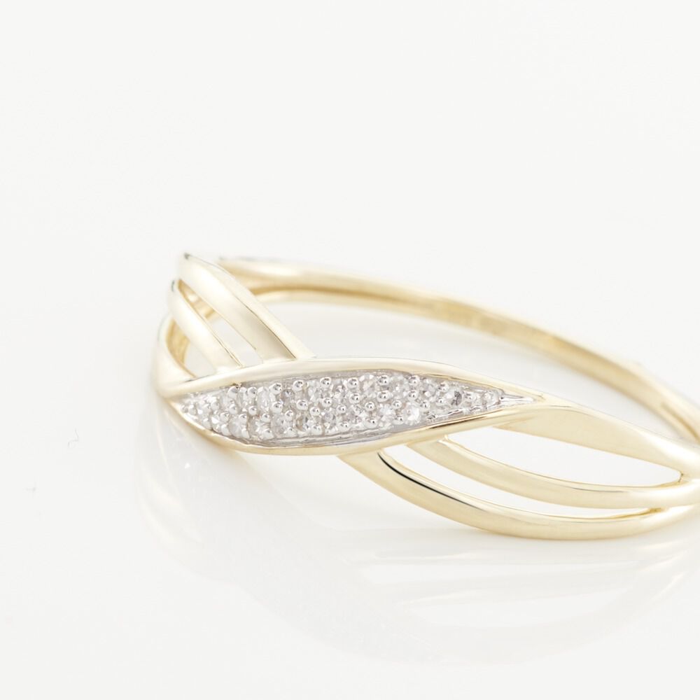 Bague Or Jaune Passane Diamants - Parures de mariage Femme | Marc Orian