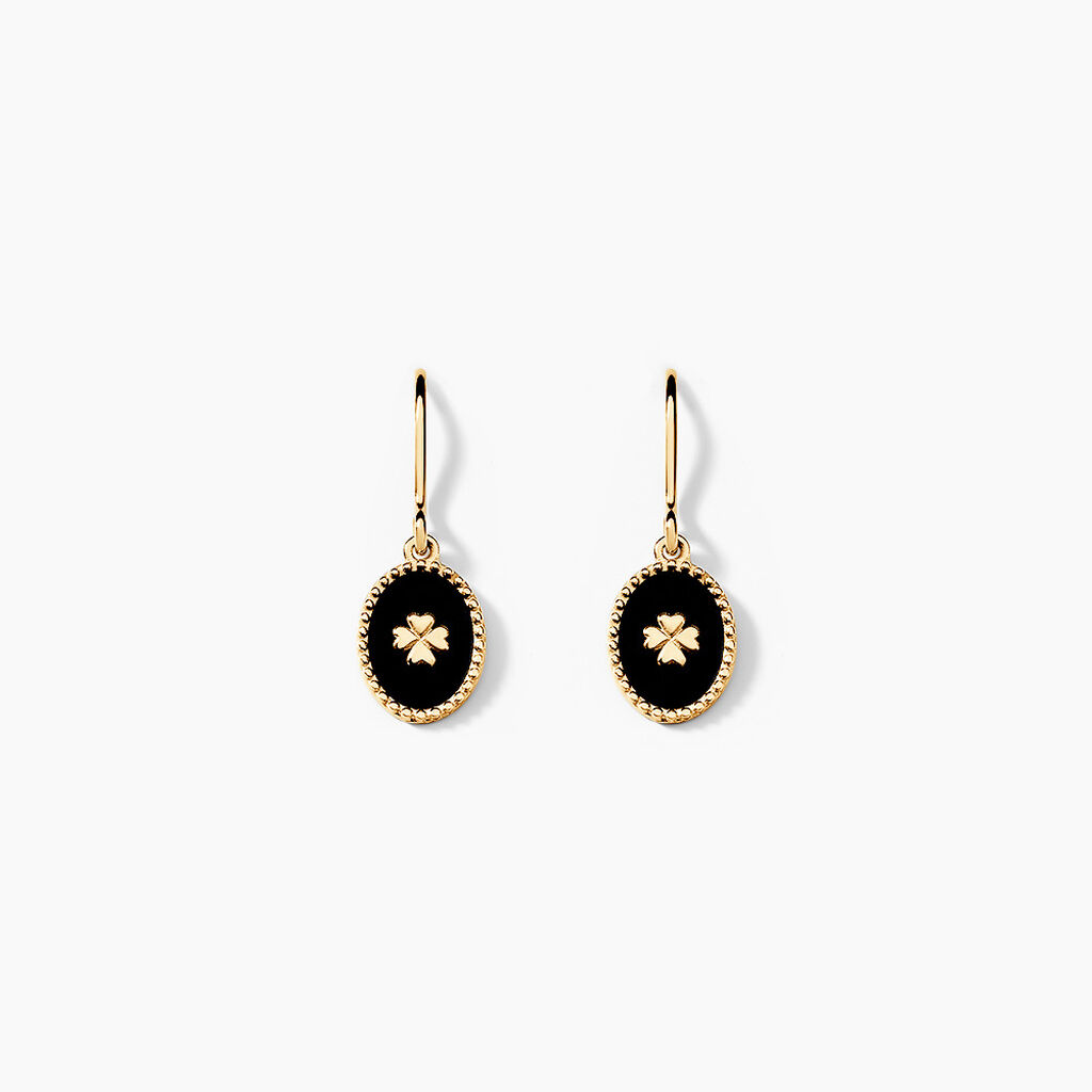 Boucles D'oreilles Black Jack Cosmoir Or Jaune - Pendantes Femme | Marc Orian