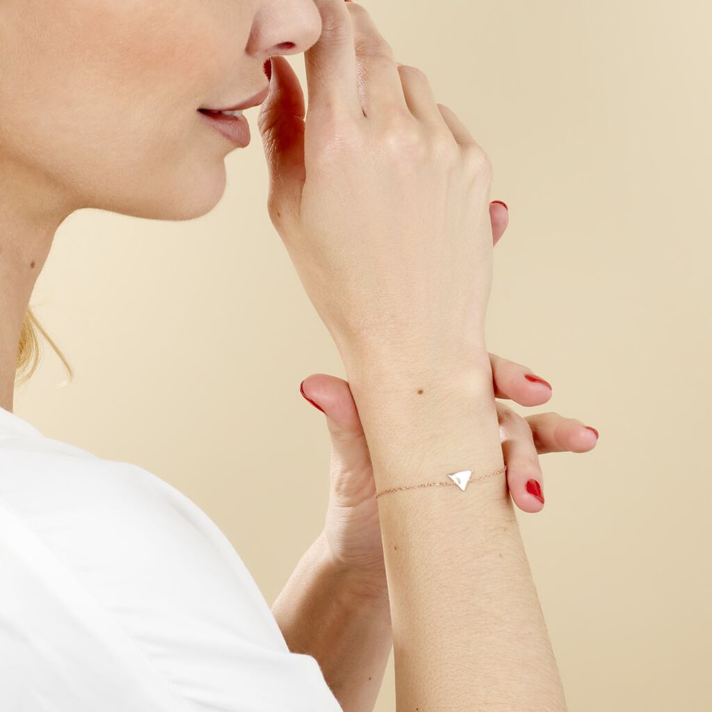 Bracelet Trilia Argent Rose - Bracelets chaînes Femme | Marc Orian