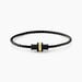 Bracelet Jourdan Cuir De Vache Noir - Bracelets cuir Homme | Marc Orian