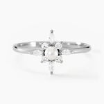 Bague Rhoda Argent Blanc Perle De Culture Oxyde De Zirconium - Bijoux fantaisie Femme | Marc Orian