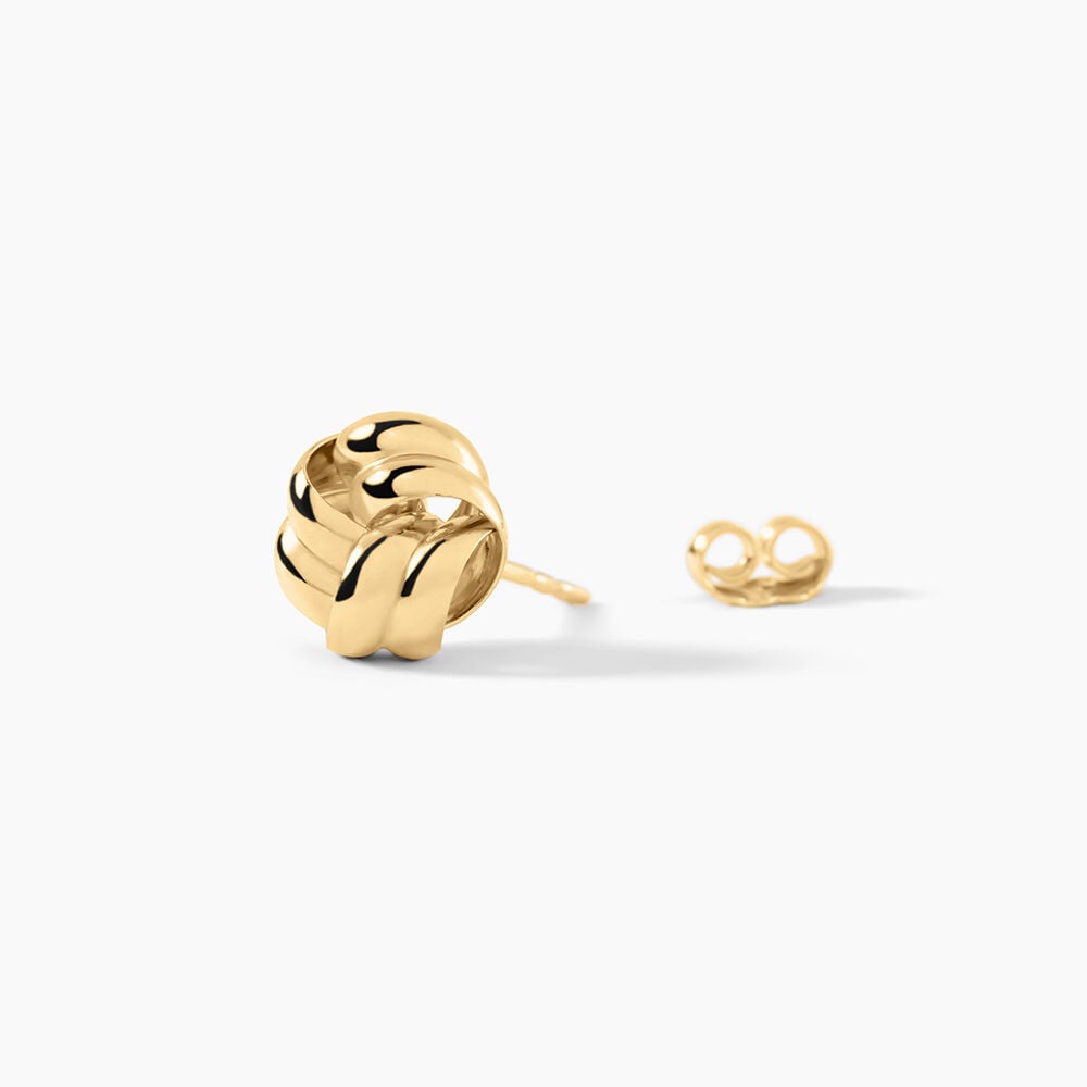 Boucles D'Oreilles Puces Ombeline Argent Dor&eacute; A L'Or 750/1000 - Puces Femme | Marc Orian