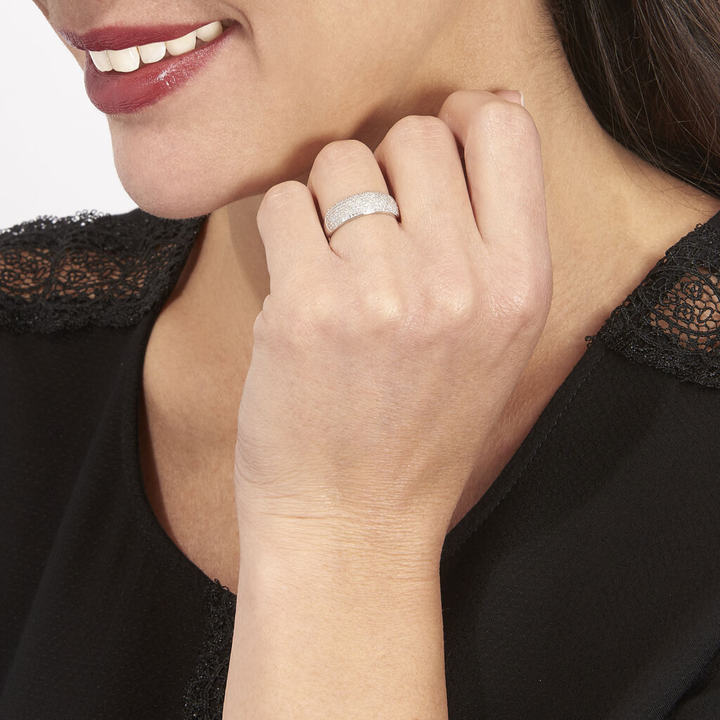 Bague Charlotte Or Blanc Diamant Divers - Bagues Femme | Marc Orian
