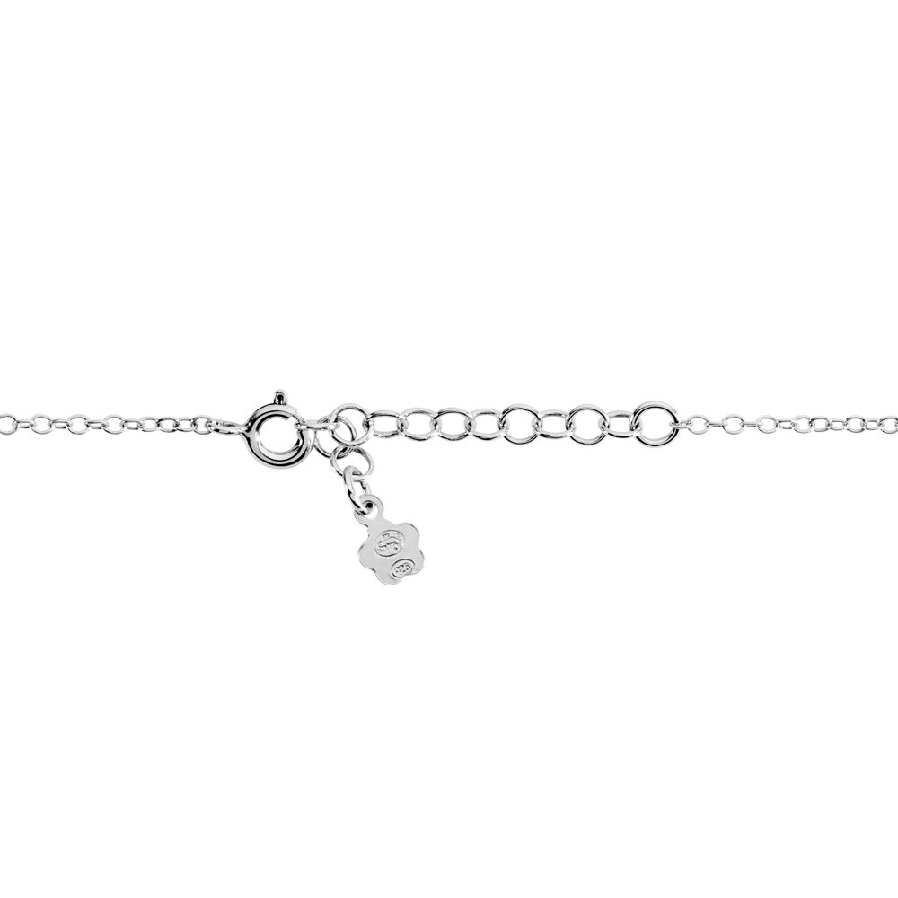 Bracelet Margotte Argent Blanc - Bracelets chaînes Femme | Marc Orian