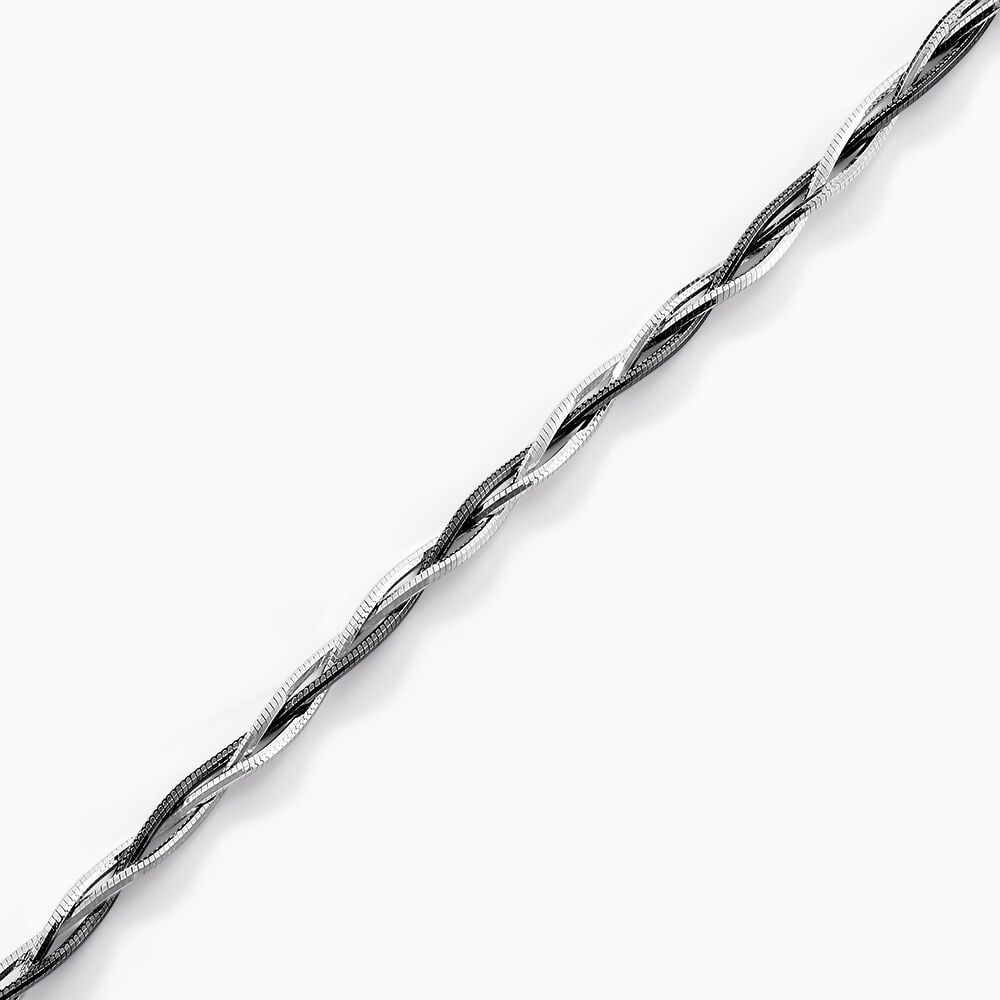 Bracelet Eira Argent Bicolore - Bracelets mailles Femme | Marc Orian