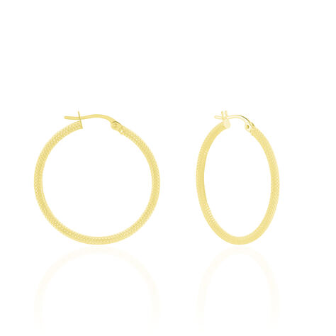 Créoles Ulrica Or Jaune - Boucles d'oreilles Créoles Femme | Marc Orian