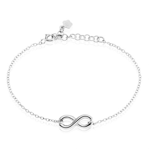 Bracelet Flavia Argent Blanc - Bracelets chaînes Femme | Marc Orian
