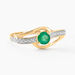 Bague Tanissia Or Jaune Emeraude