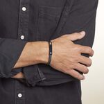 Bracelet Phebus Him Camille Acier Blanc Diamant - Bracelets cuir Homme | Marc Orian