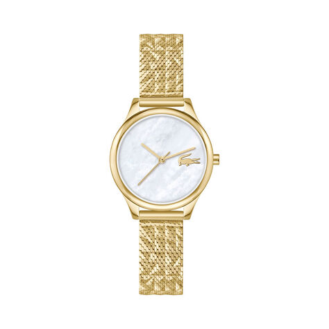 Montre Lacoste Mini Crocodelle Nacre Blanche - Montres &eacute;tanches Femme | Marc Orian