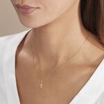 Pendentif Alyssa Croix Or Jaune - Pendentifs Famille | Marc Orian
