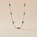 Collier Calliope Plaqu&eacute; Or Dor&eacute; Agate - Colliers avec pierres Femme | Marc Orian