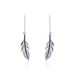Boucles D'oreilles Pendantes Argent Blanc Stieg - Pendantes Femme | Marc Orian