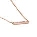 Collier Andrew Argent Rose Oxyde De Zirconium Rose - Colliers avec pierres Femme | Marc Orian