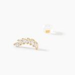 Bijoux D'oreilles Sparkle Or Jaune Oxyde De Zirconium - Piercings d'oreilles Femme | Marc Orian