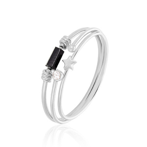 Bague Soaad Argent Blanc Oxyde De Zirconium - Bagues avec pierre Femme | Marc Orian
