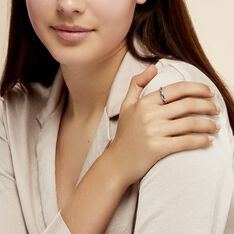 Bague Sofia Or Blanc Saphir Et Diamant - Bagues Femme | Marc Orian