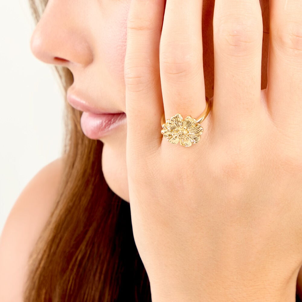 Bague Ma&iuml;ana Acier Jaune - Bijoux fantaisie Femme | Marc Orian