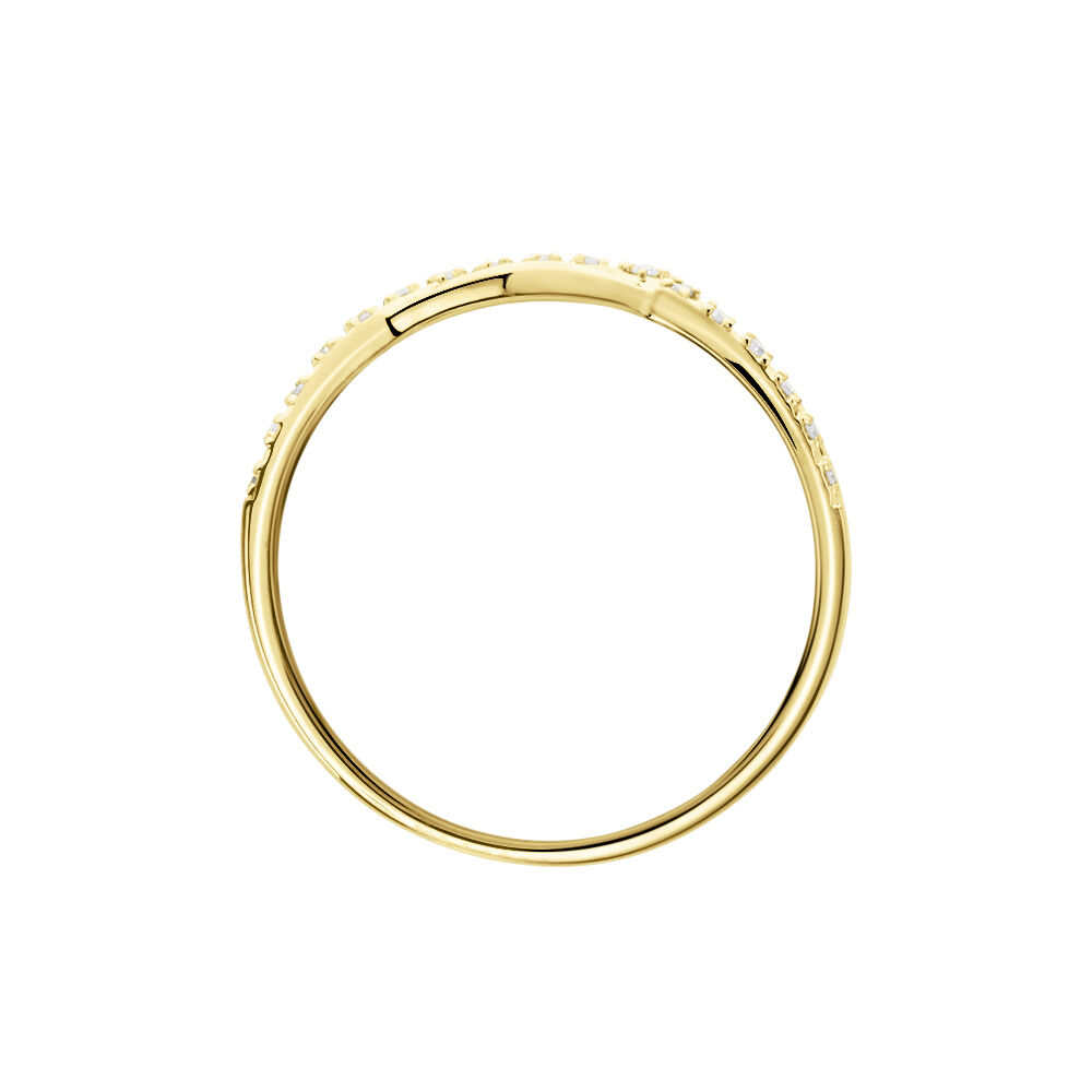 Bague Osanna Or Jaune Diamants - Bagues pierres pr&eacute;cieuses Femme | Marc Orian